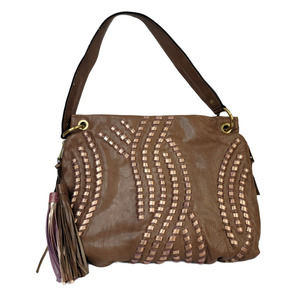 Firenze Bella leather bag with tassle